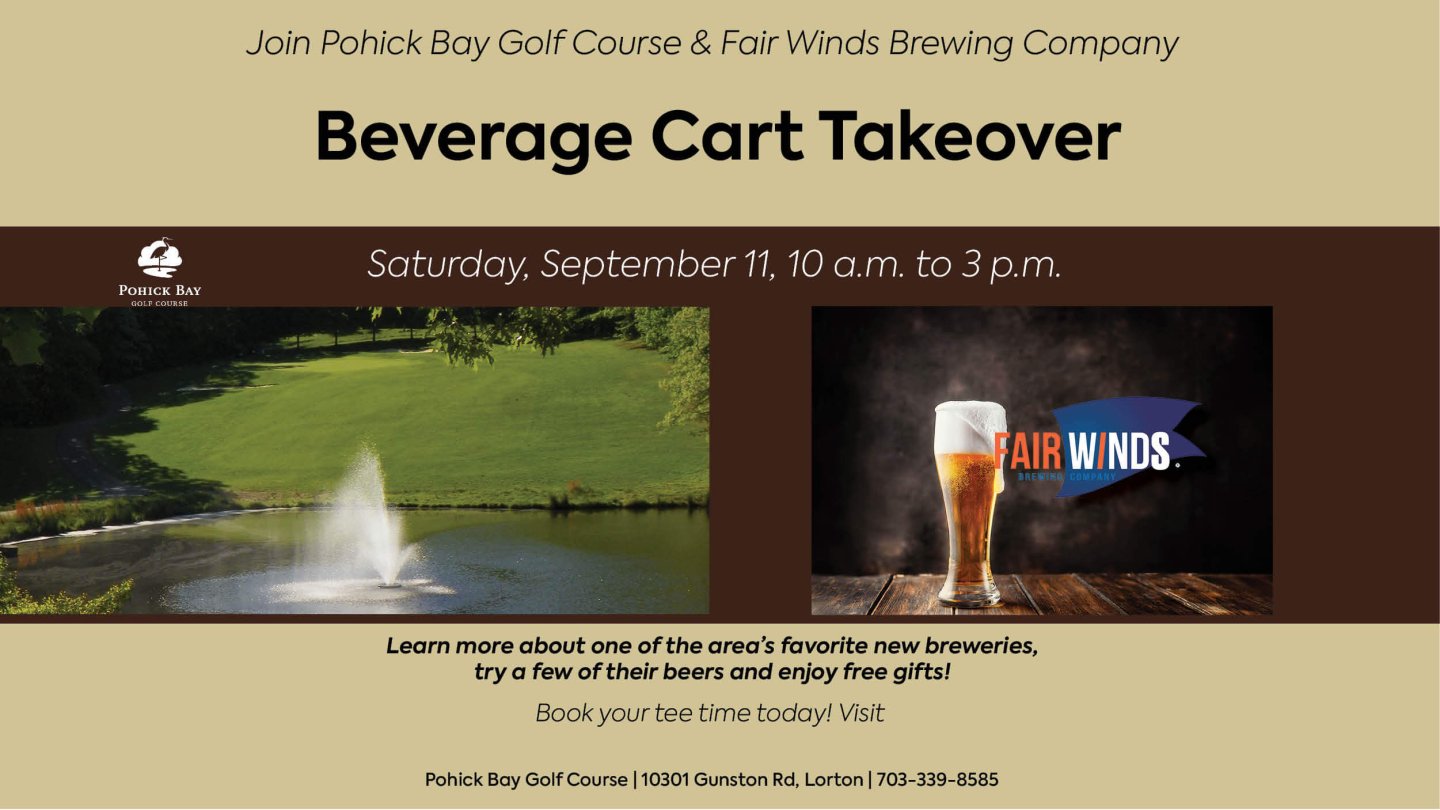 Beer Cart Takeover September 2021 Fair Winds Brewery