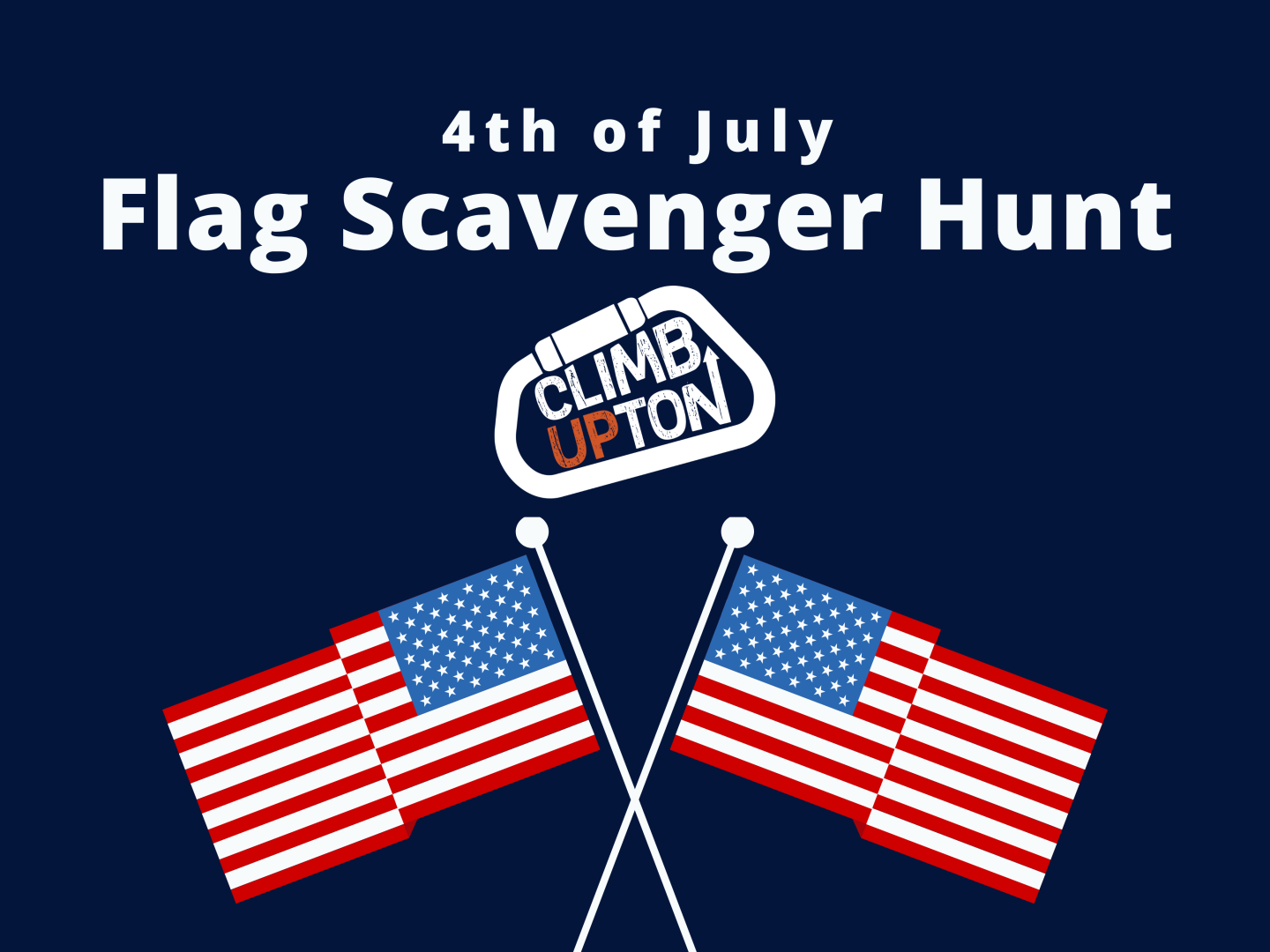 Flag Scavenger Hunt at Climb UPton