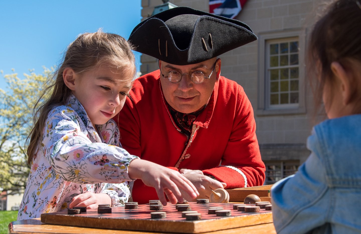 Playing Checkers at Carlyle House