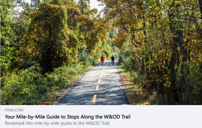 Your Guide to the W&OD Trail