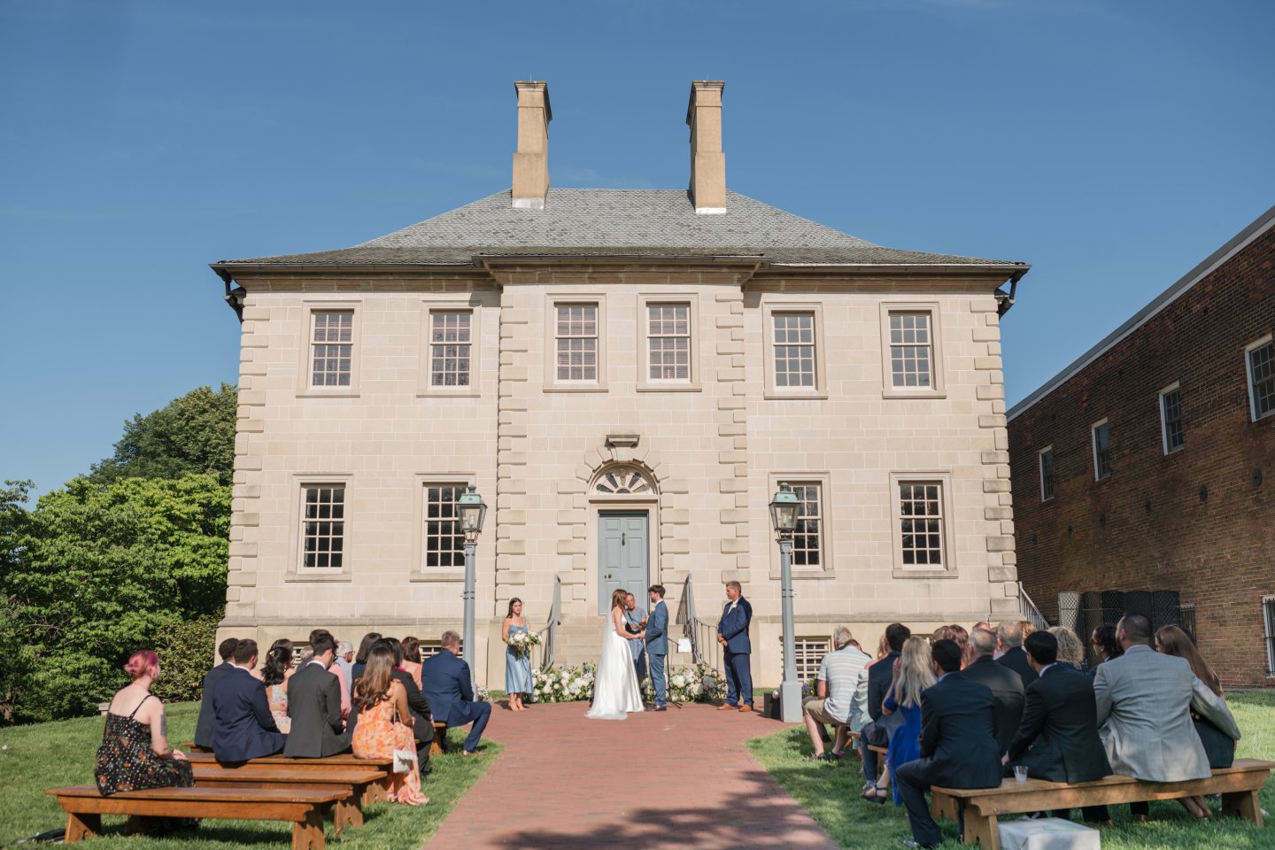 Carlyle House wedding ceremony