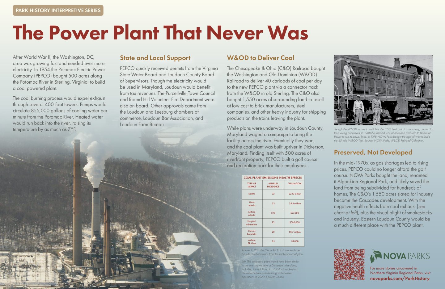 Park History Interpretive Series The Power Plant That Never Was