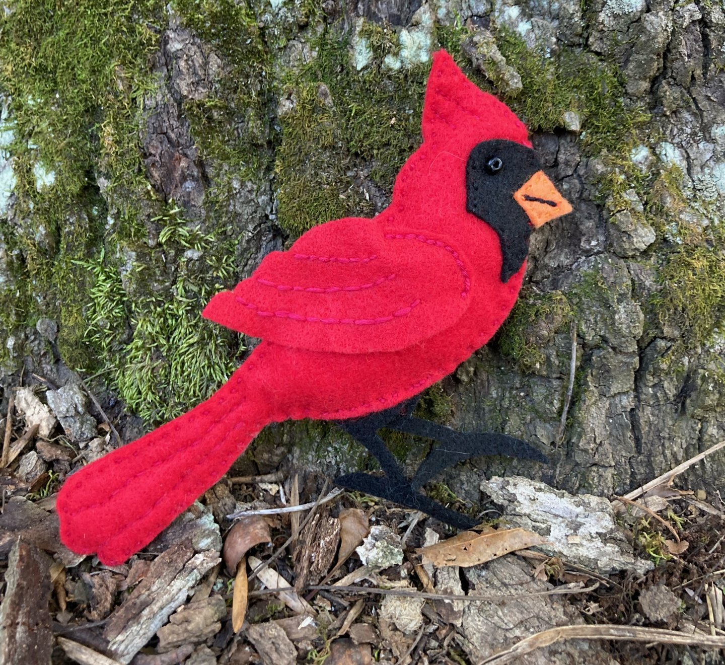 Sewn Cardinal