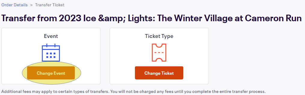 Ice and Lights Change Event