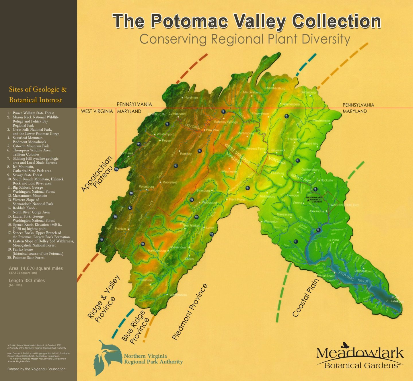 Potomac Valley Collection Map