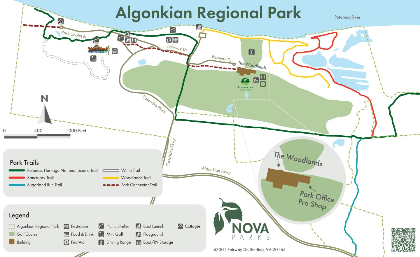 Algonkian Park Map