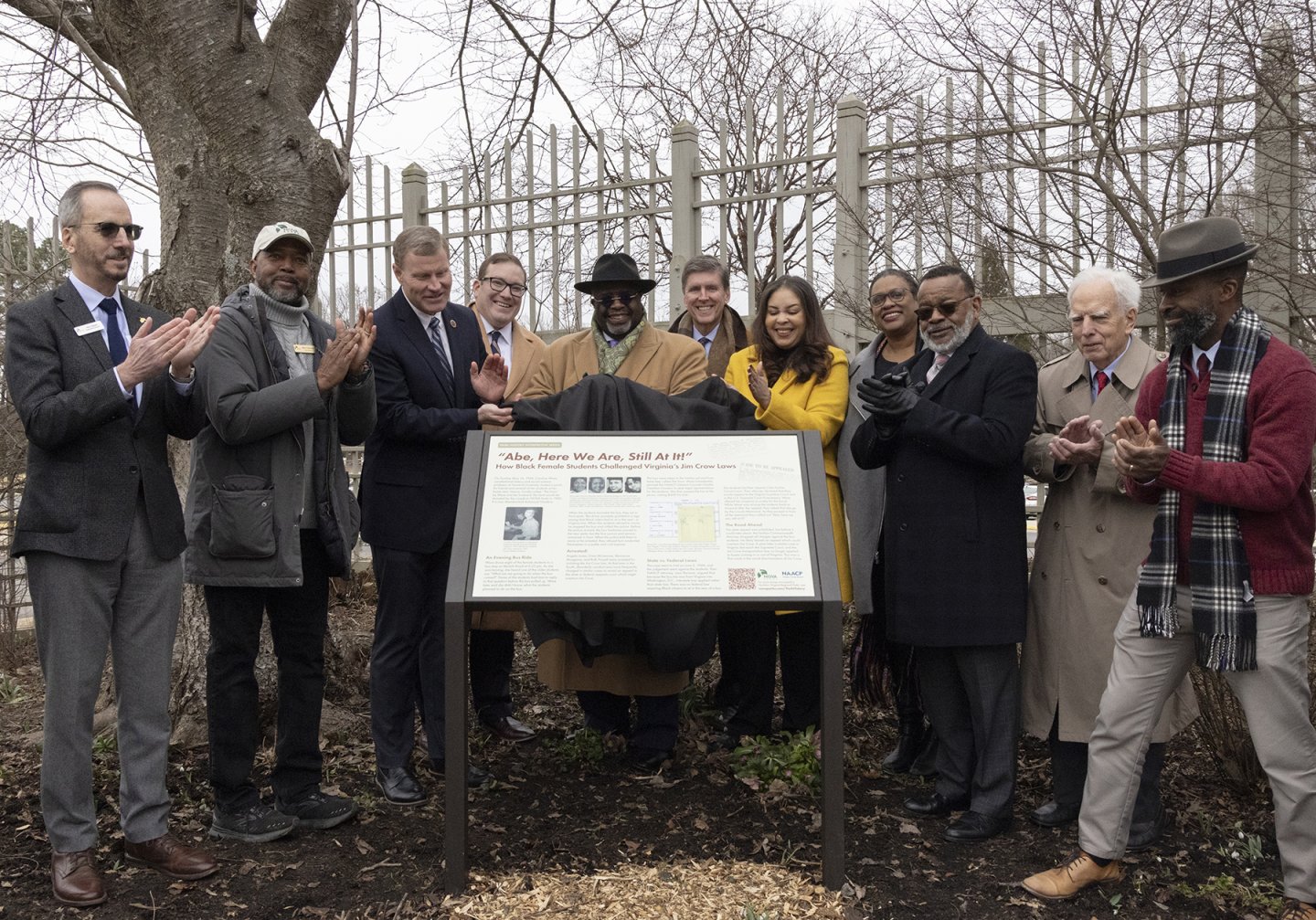 Transit Equity Day Sign Unveiling