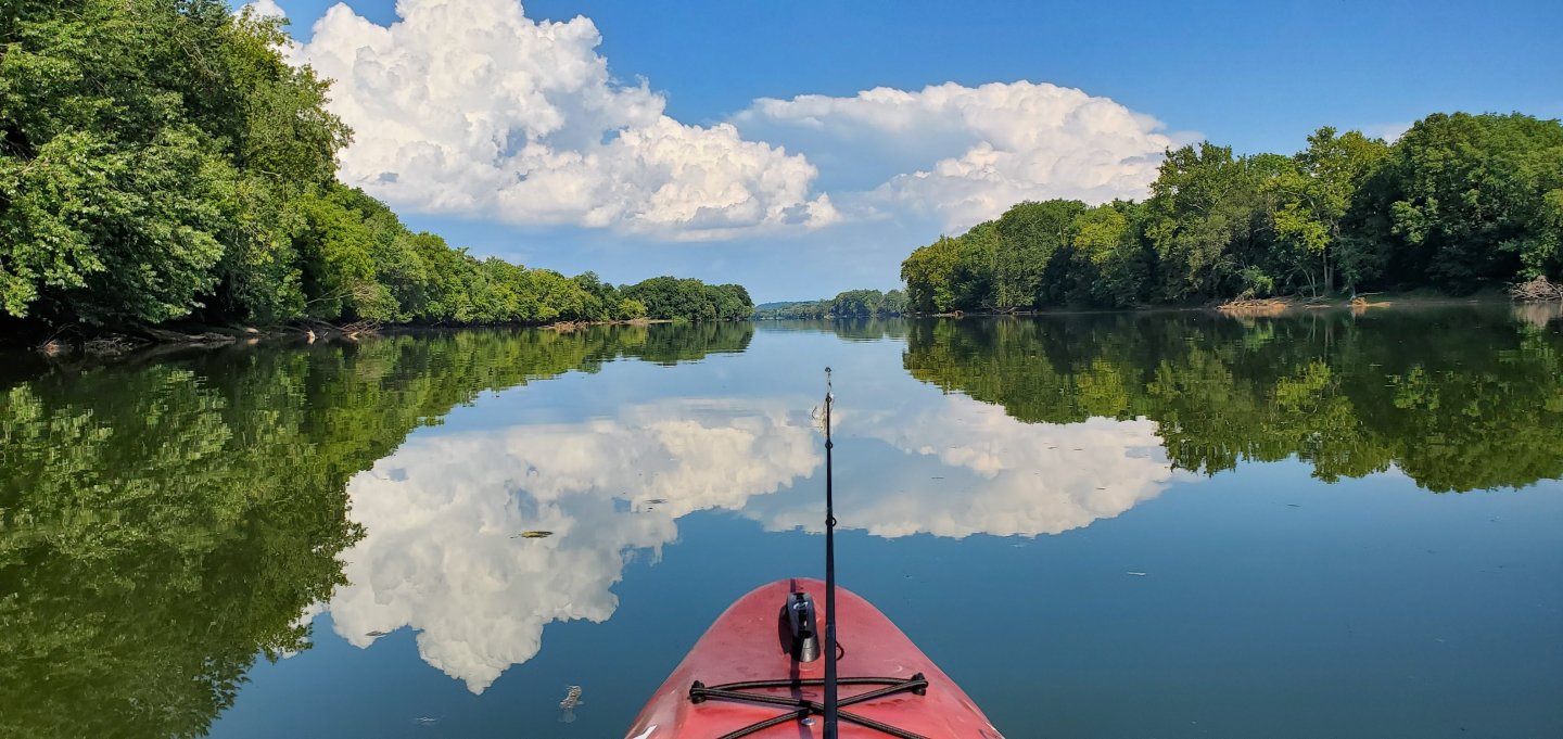 Kayaking on the Potomac River