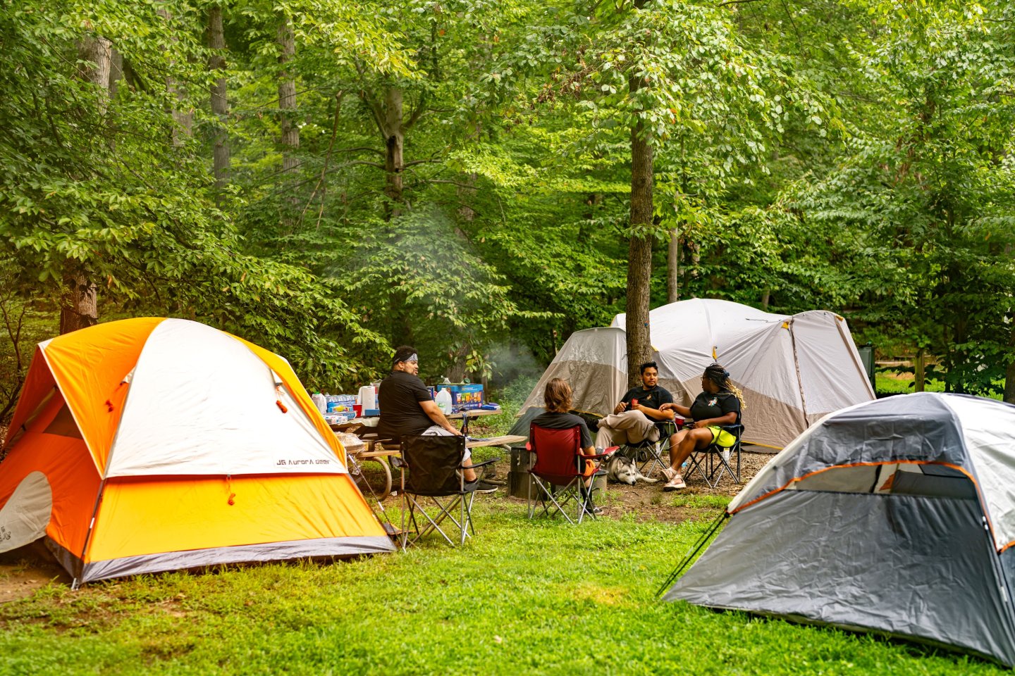 Group Camping at Pohick Bay Regional Park