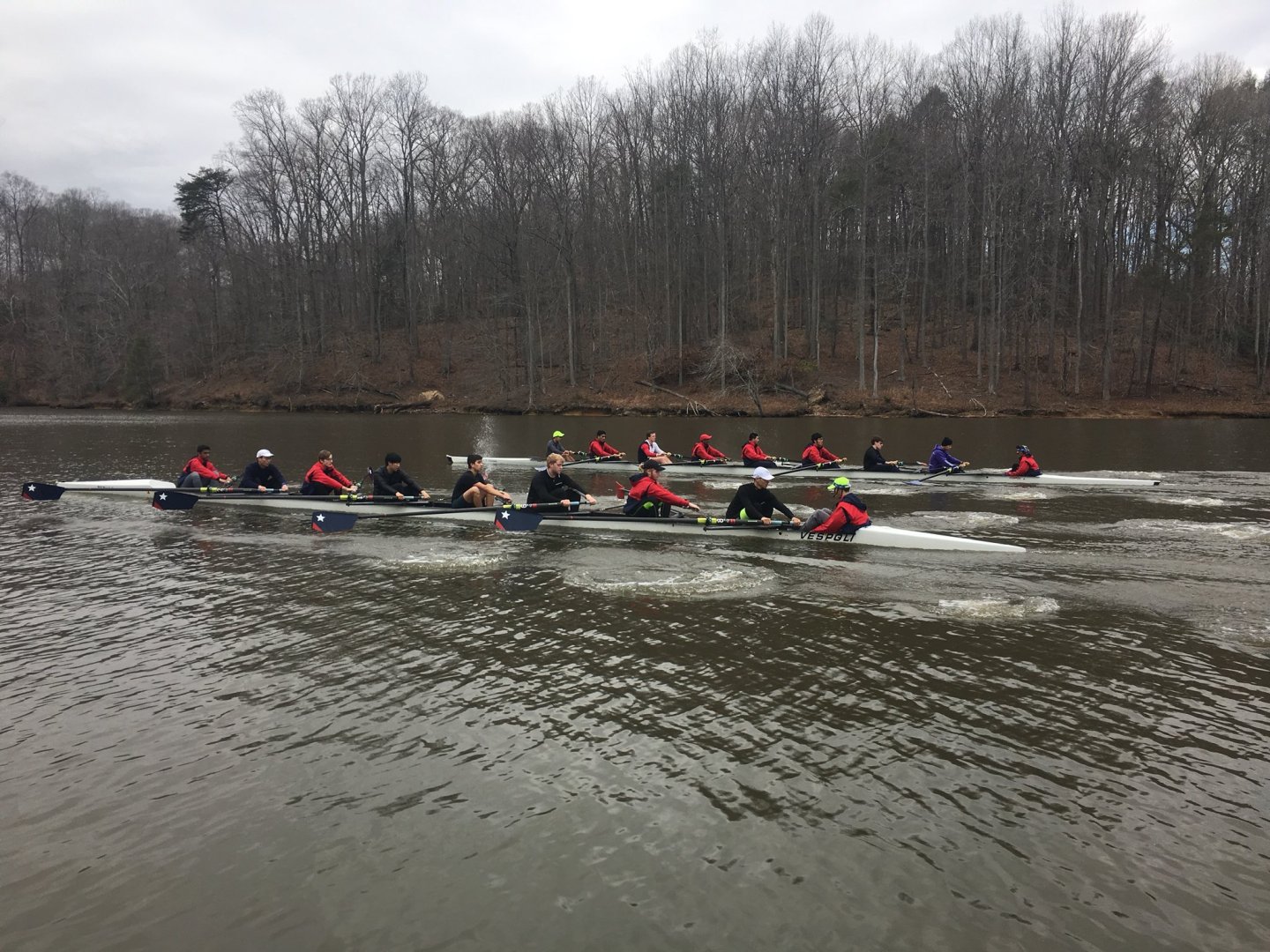 Two eights on the water