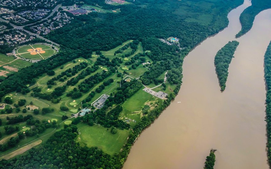 Algonkian Aerial View Algonkian aerial