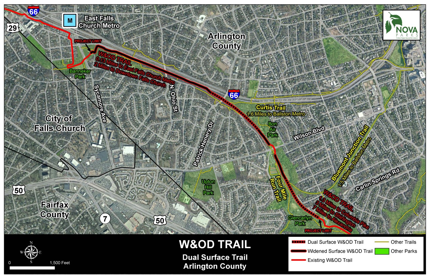 DualTrailArlington Graphic Map