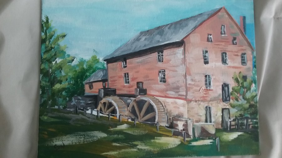 Aldie Mill painting