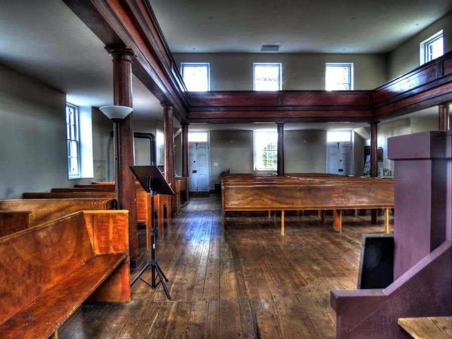 Mt Zion Church interior Mt Zion Church interior