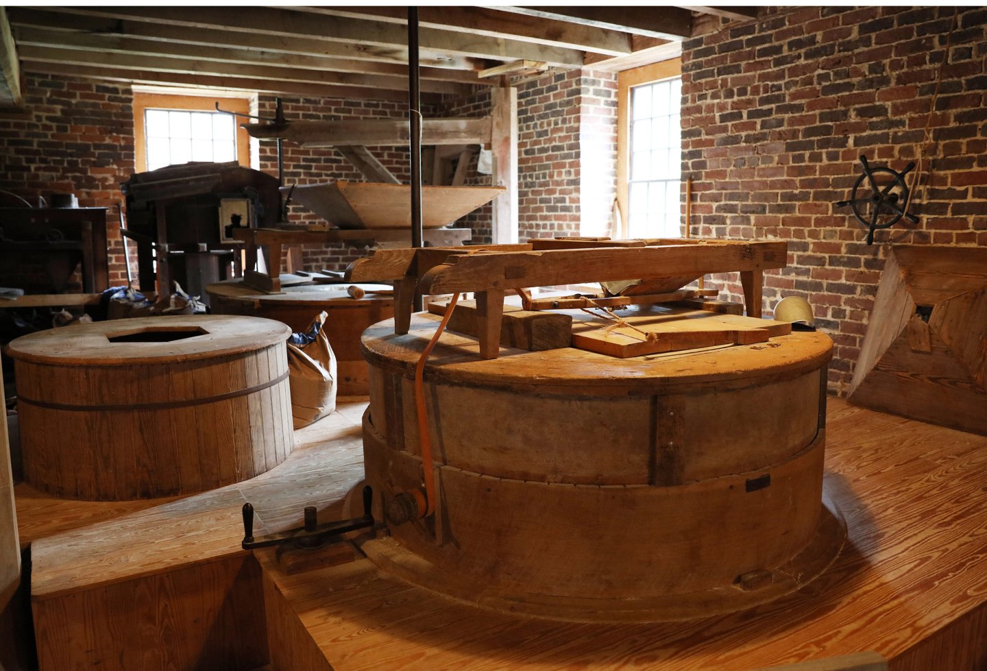 interior of aldie mill