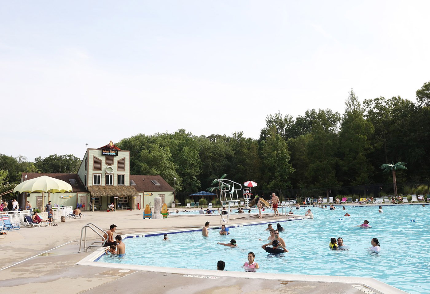 Volcano Island Waterpark pool