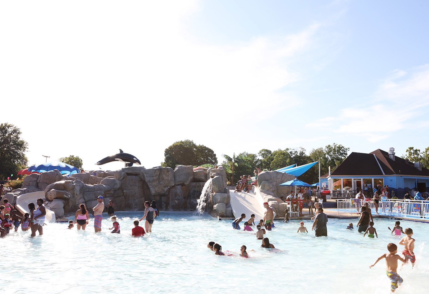 small pool at great waves