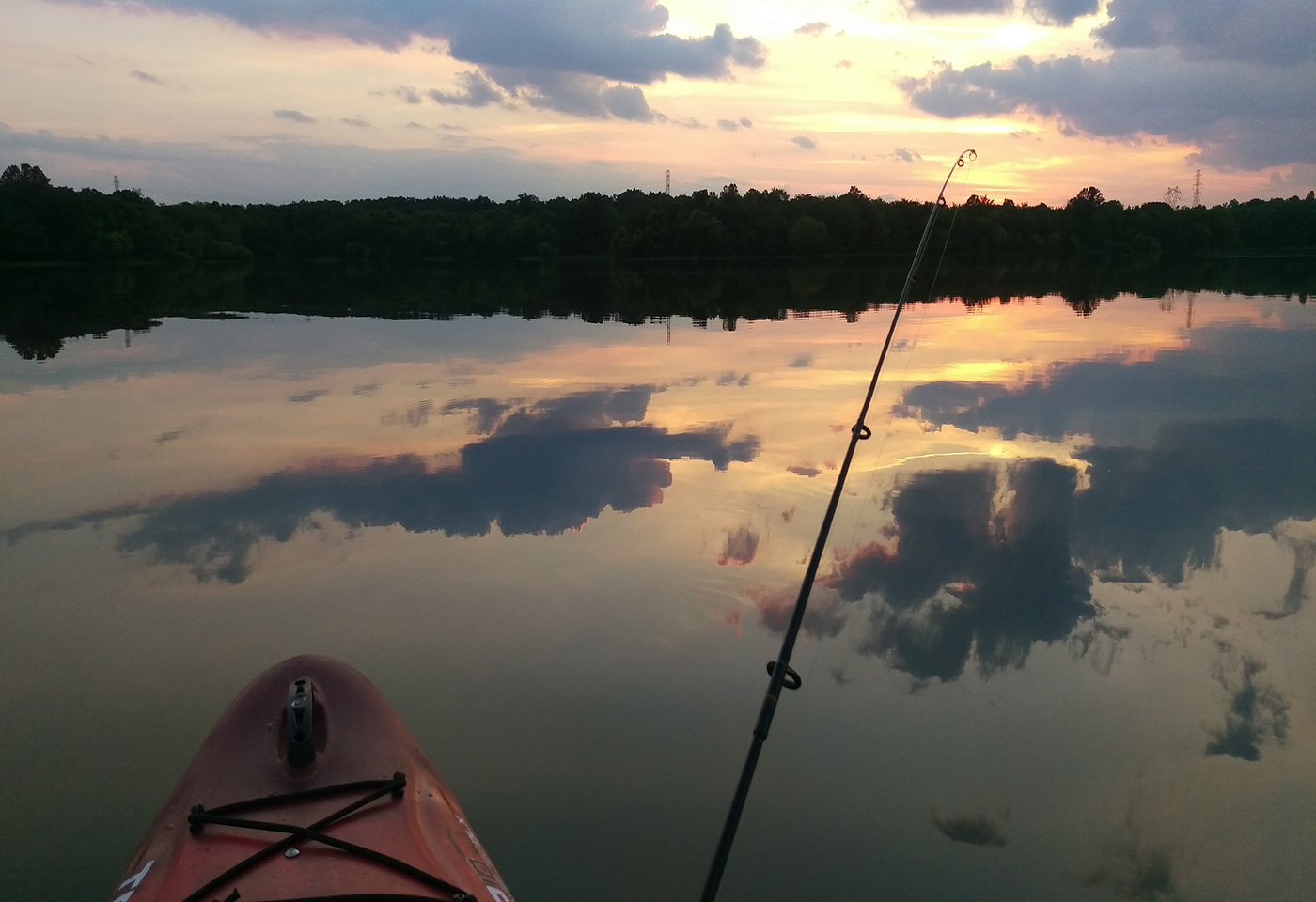 Beaverdam Reservoir, kayak