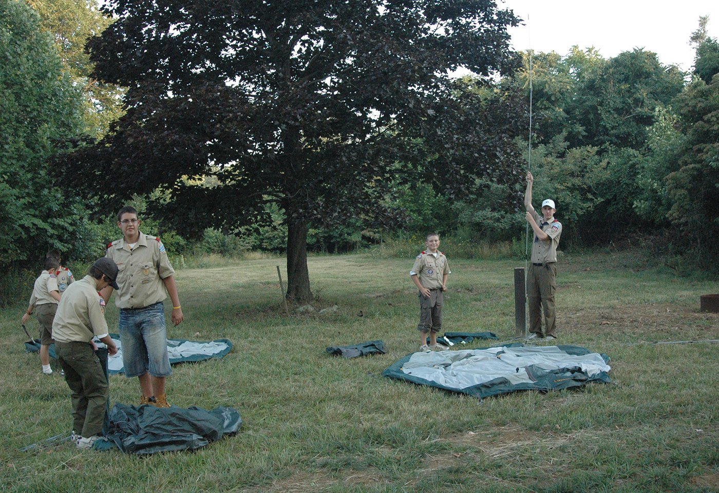 Blue Ridge Campground, campers