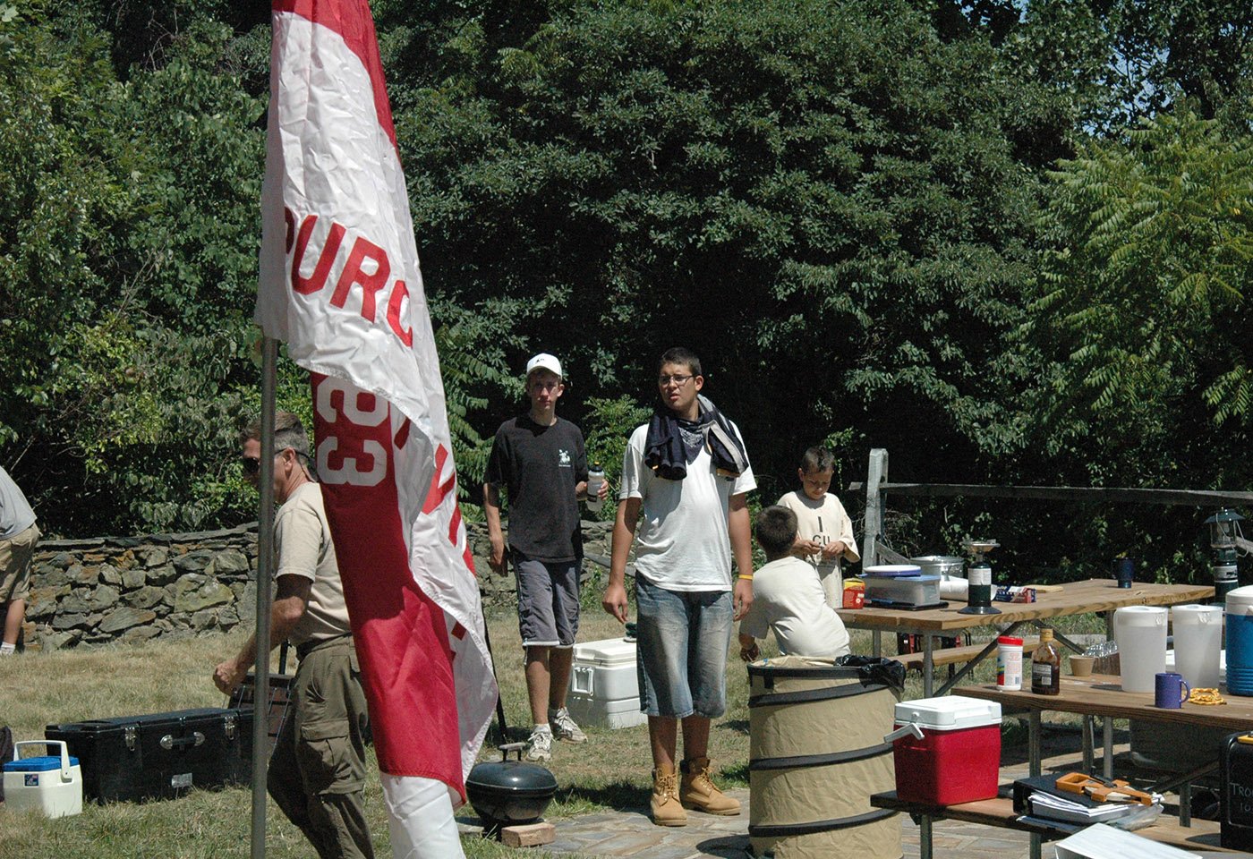 Blue Ridge Campground, campers