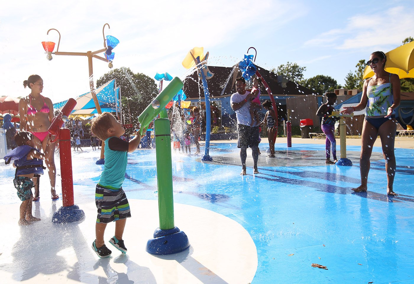 splash feature at great waves