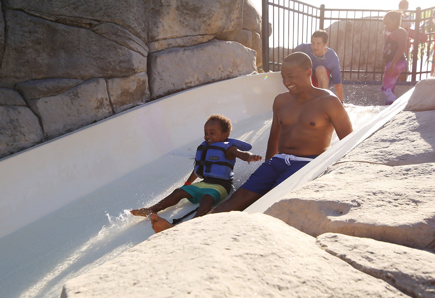 slide at great waves