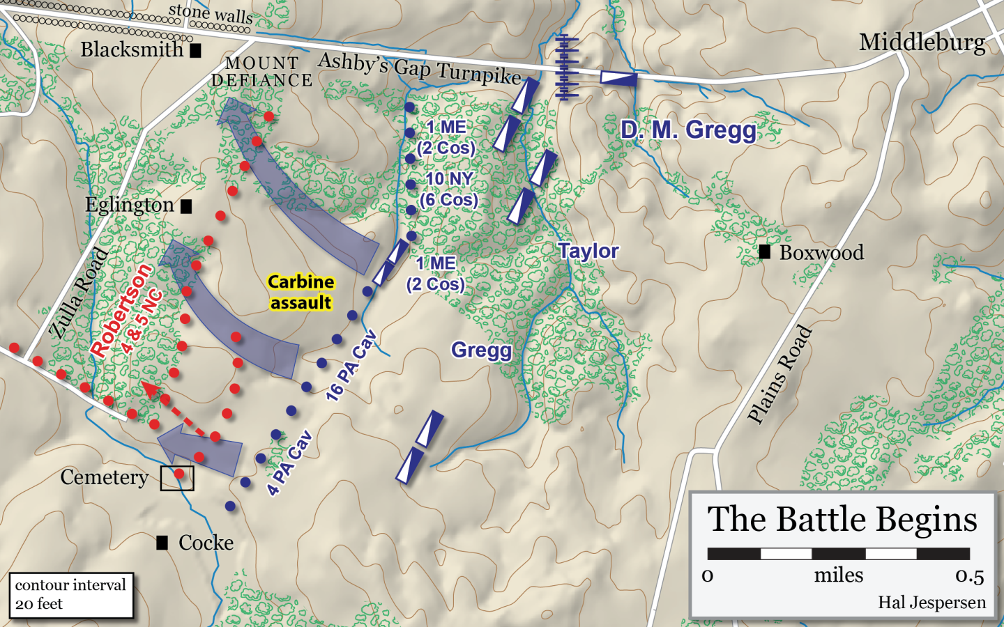 Map - The Battle Begins