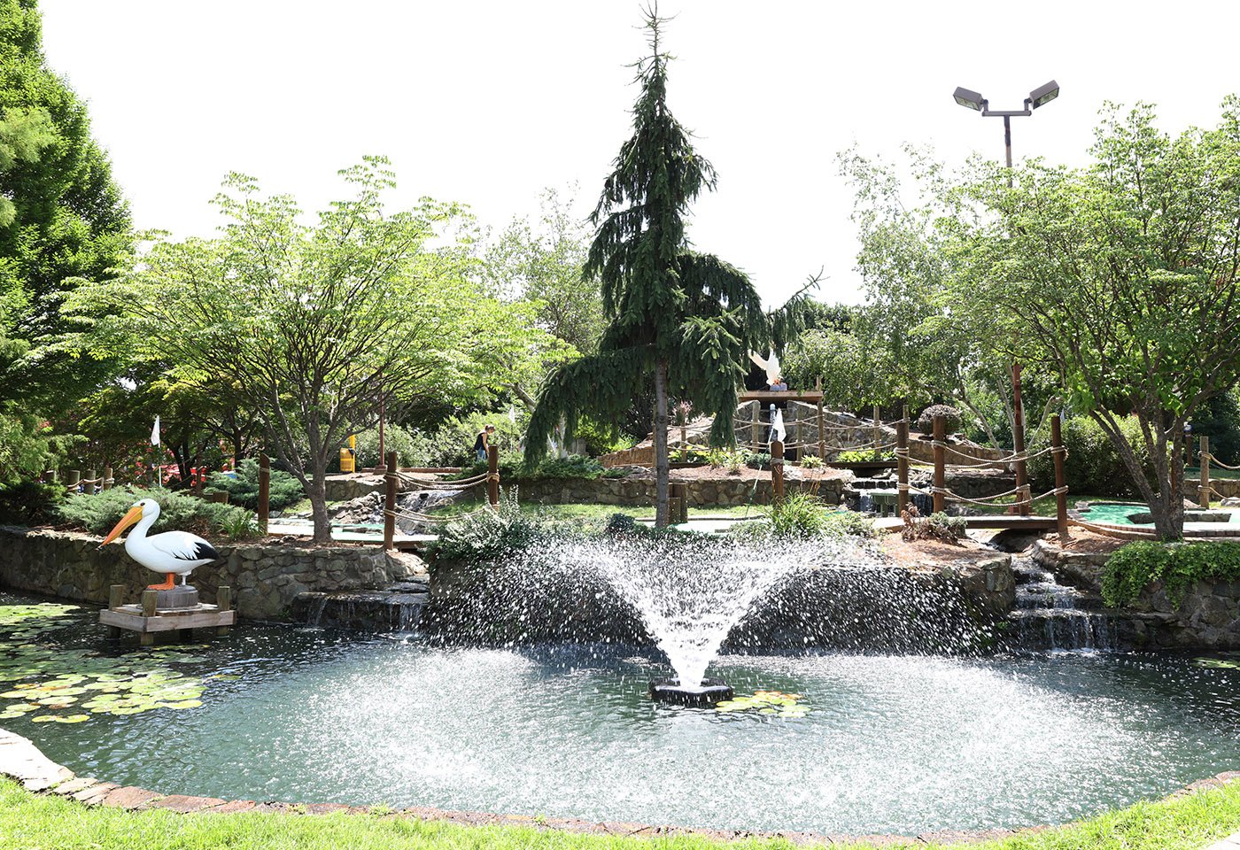 fountain at upton hill