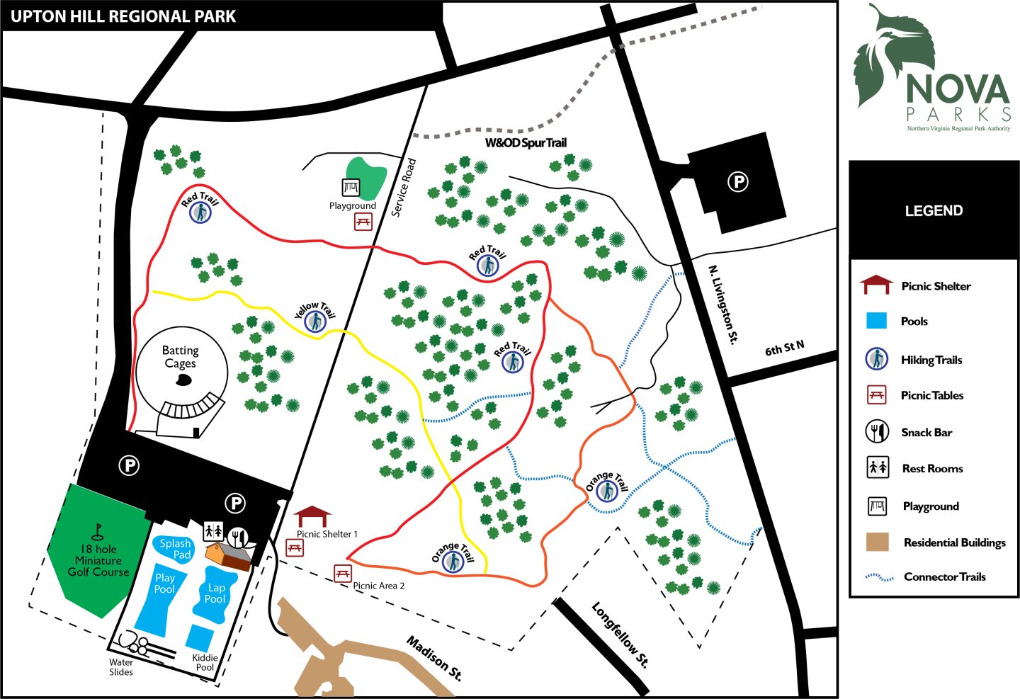 upton hill trail map