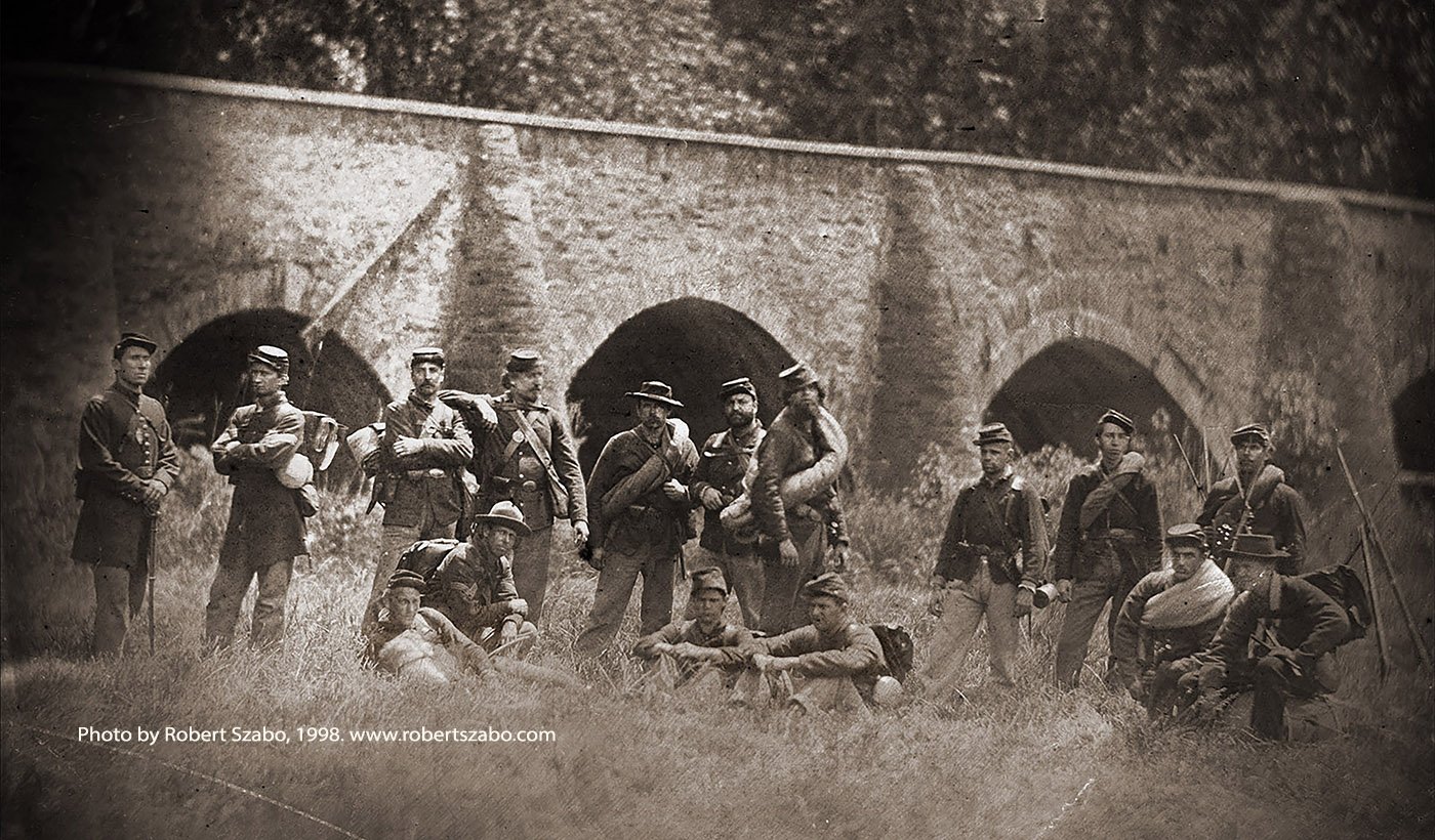 Goose Creek Bridge reenactment