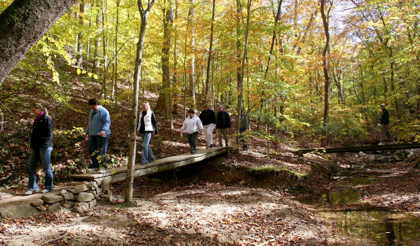 bull run occoquan trail hikers