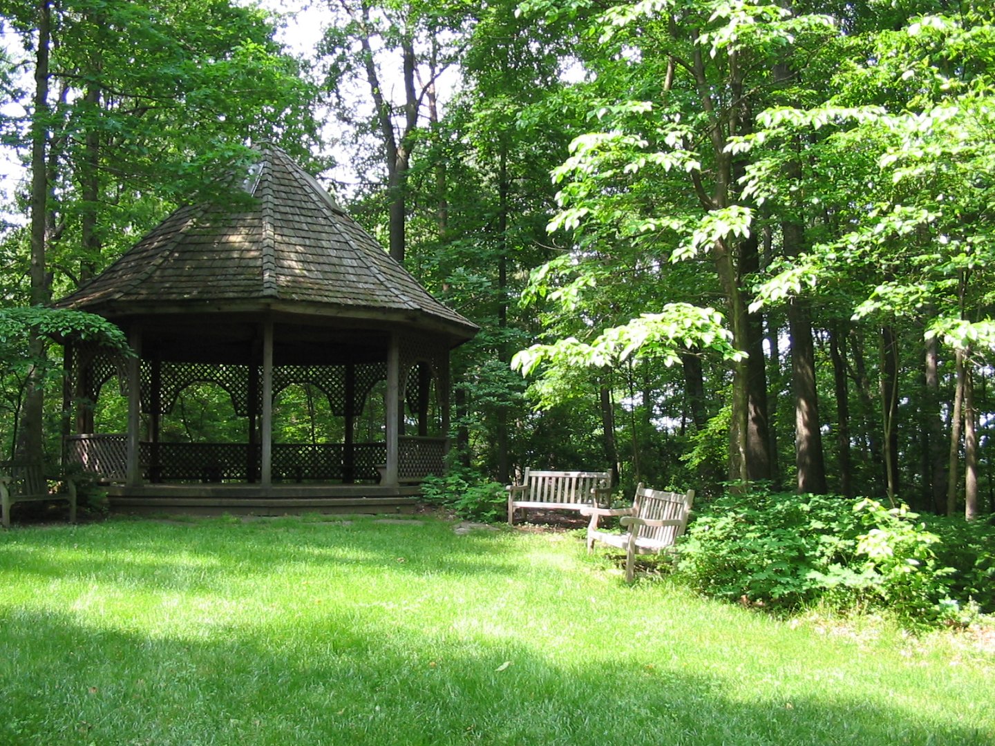 Meadowlark Botanical Gardens gazebo