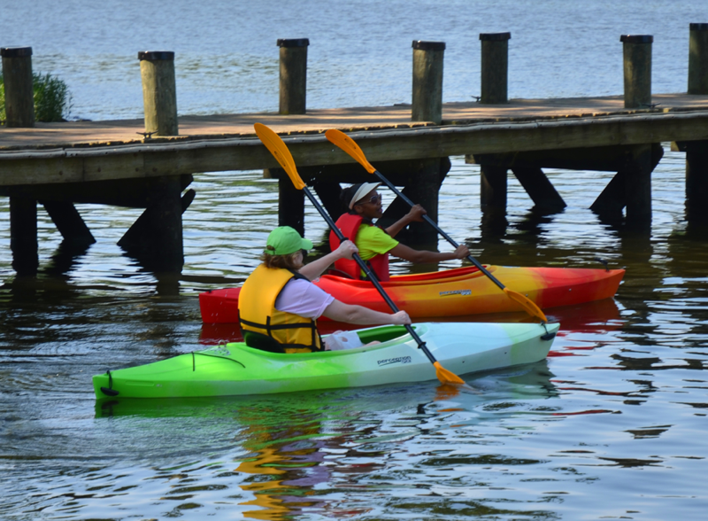 Occoquan Regional Park, kayaks
