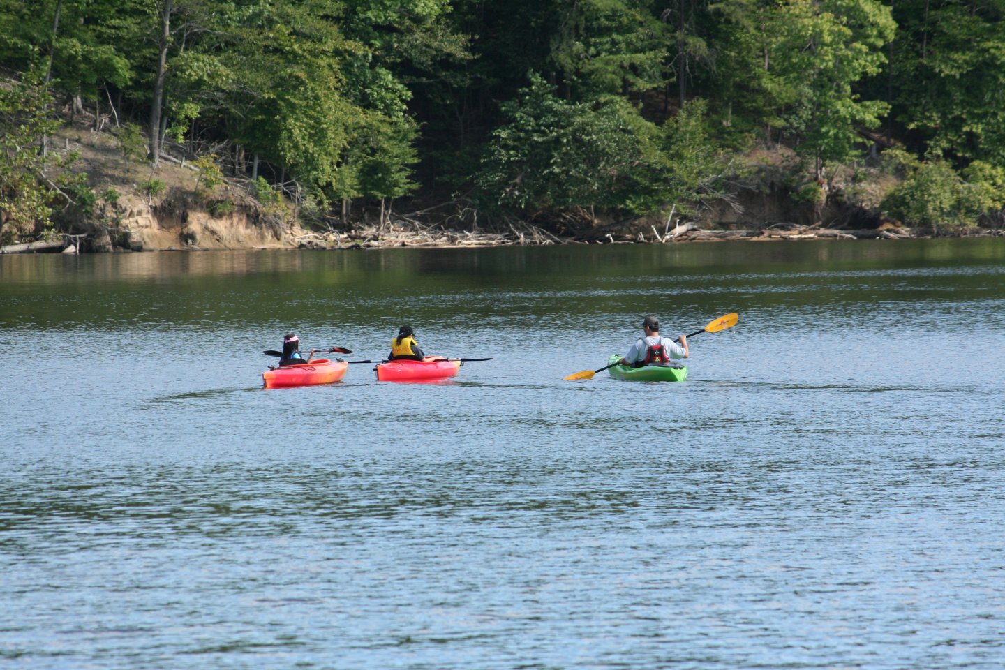 Fountainhead Regional Park, kayaks