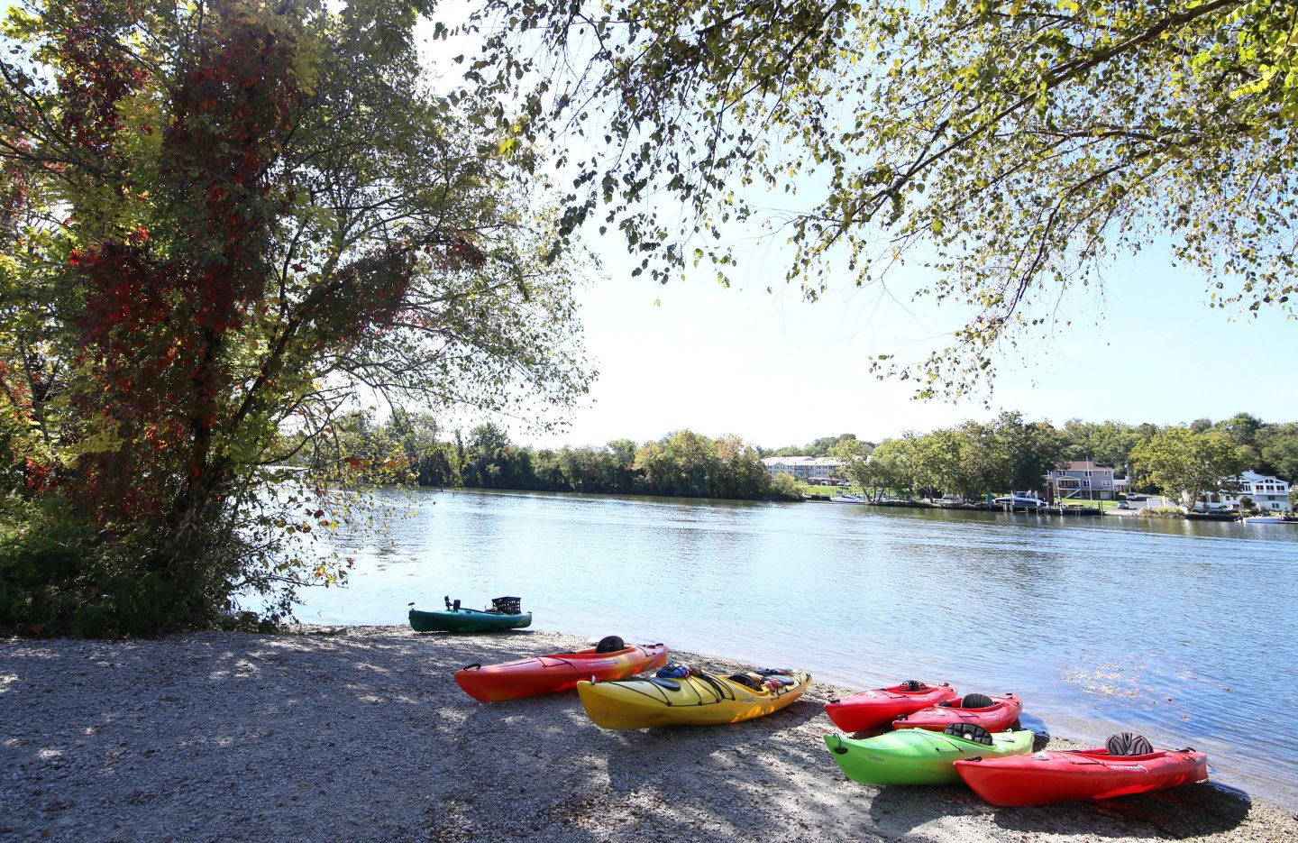Occoquan Regional Park, kayaks, Occoquan Water Trail