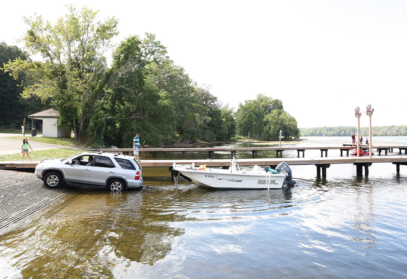 boat launch at occoquan