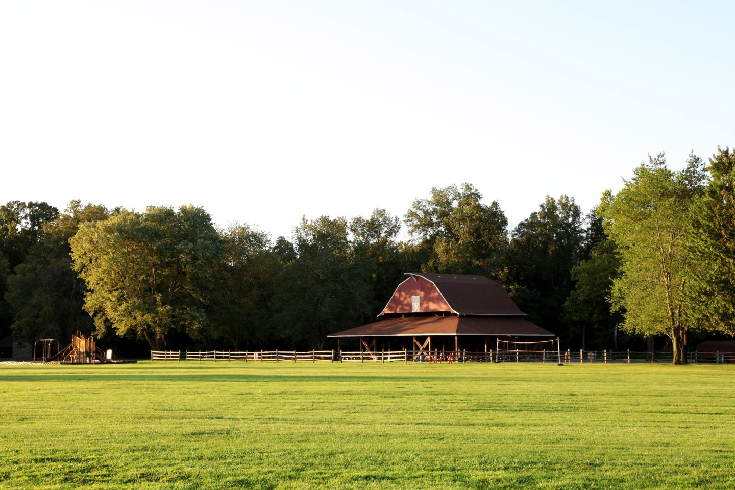 Bull Run Regional Park Barn pavilion